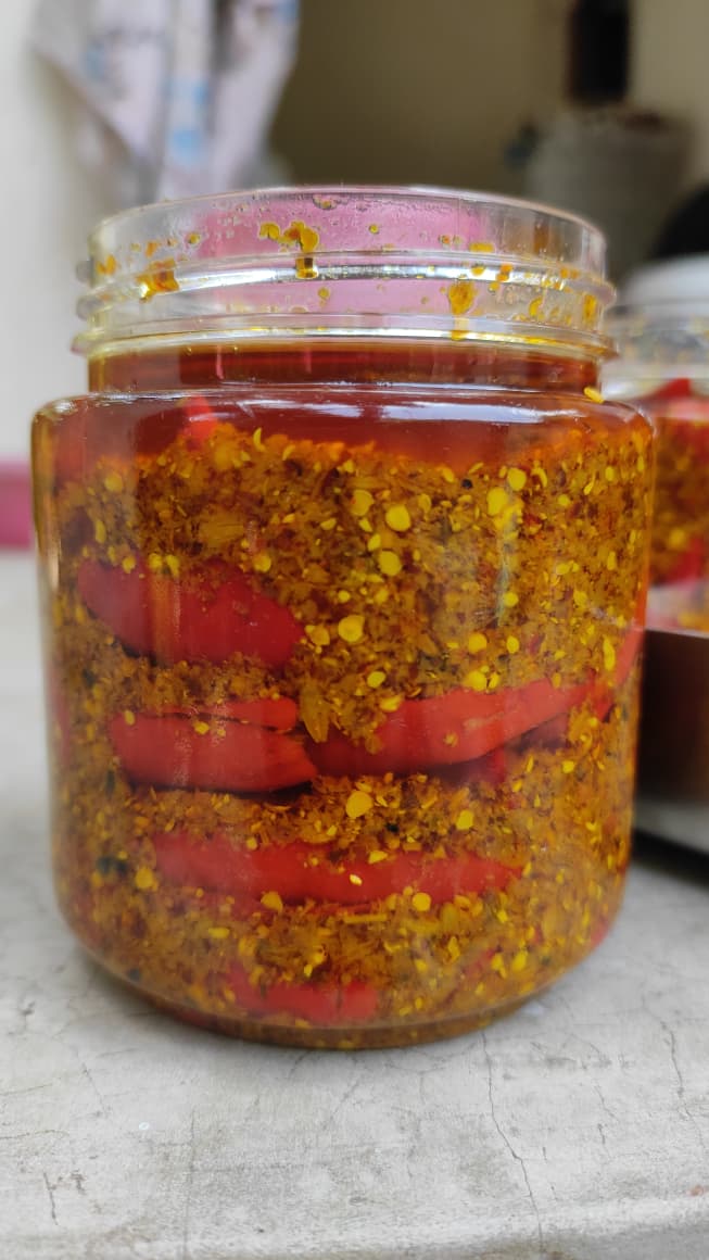 Chilli Pickle (লঙ্কার আচার)
