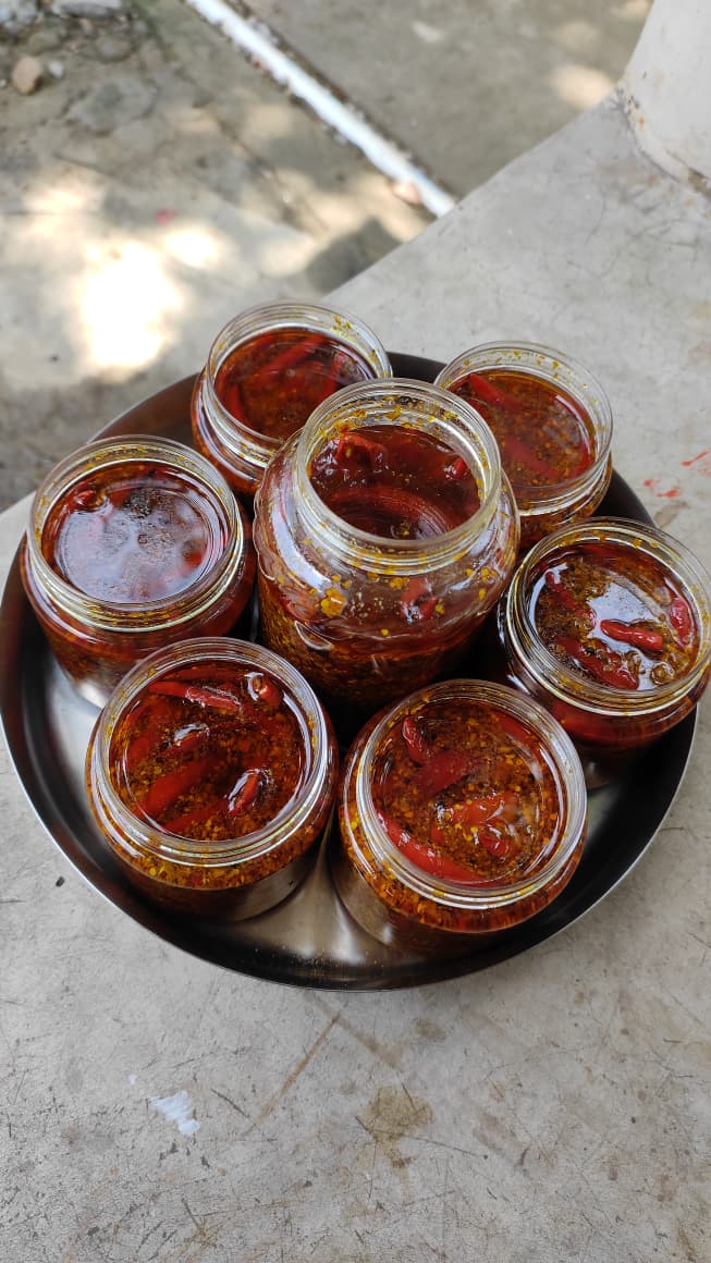 Chilli Pickle (লঙ্কার আচার)