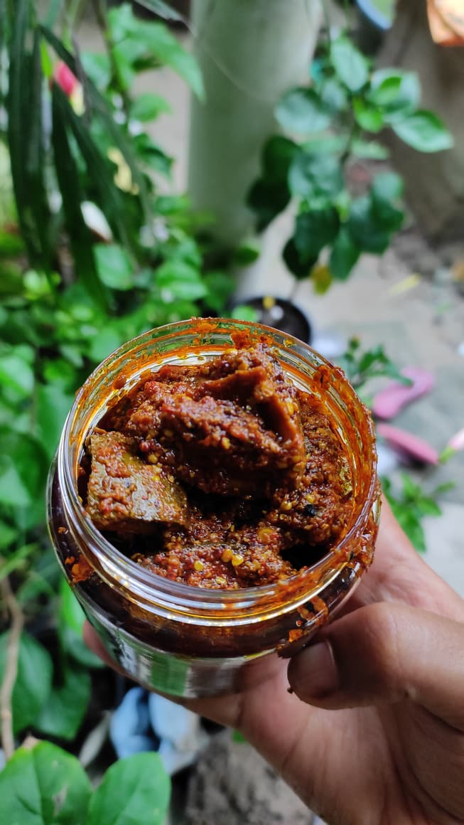 Aamer Jhal Achar (আমের ঝাল আচার)
