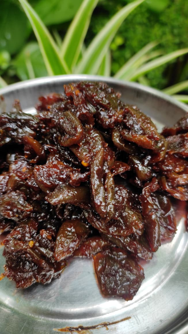 Koromchar Tok Jhal Misti Achar (করমচার টক-ঝাল-মিষ্টি আচার)
